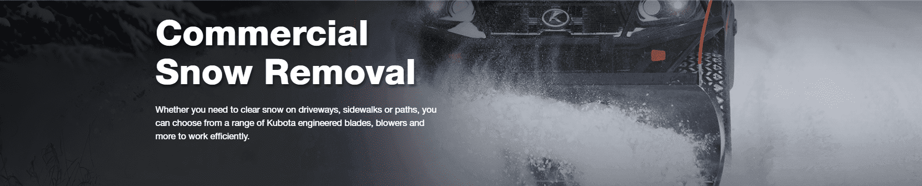 Snow Removal page Banner